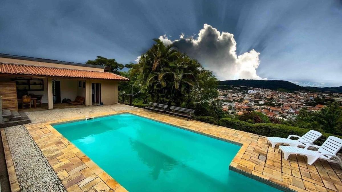 Villa Chale Com Vista Incrivel São Roque Esterno foto
