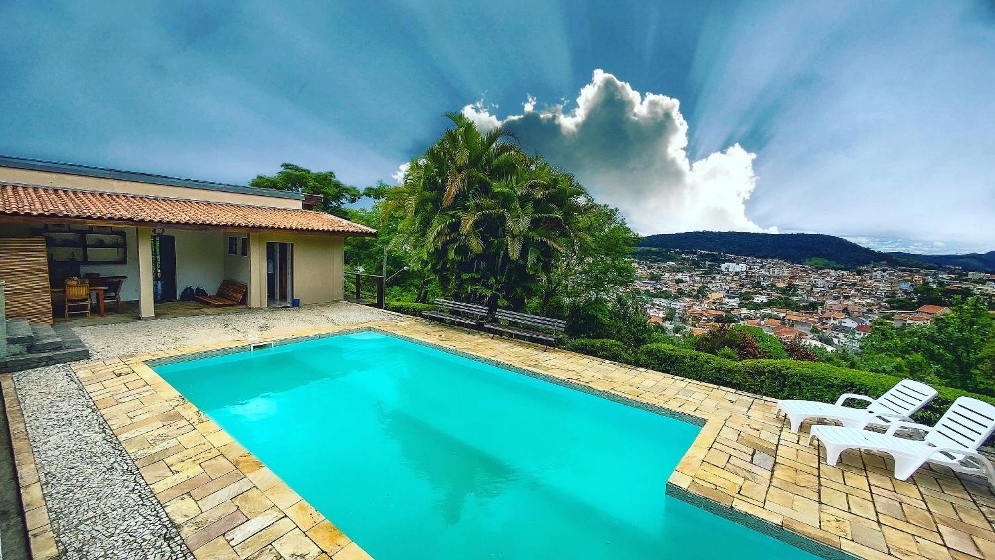 Villa Chale Com Vista Incrivel São Roque Esterno foto