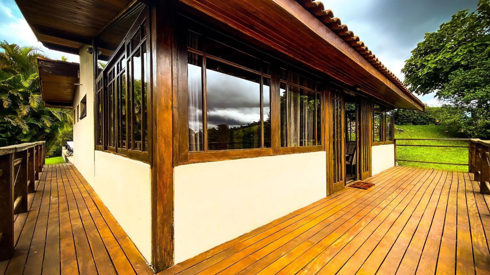 Villa Chale Com Vista Incrivel São Roque Esterno foto